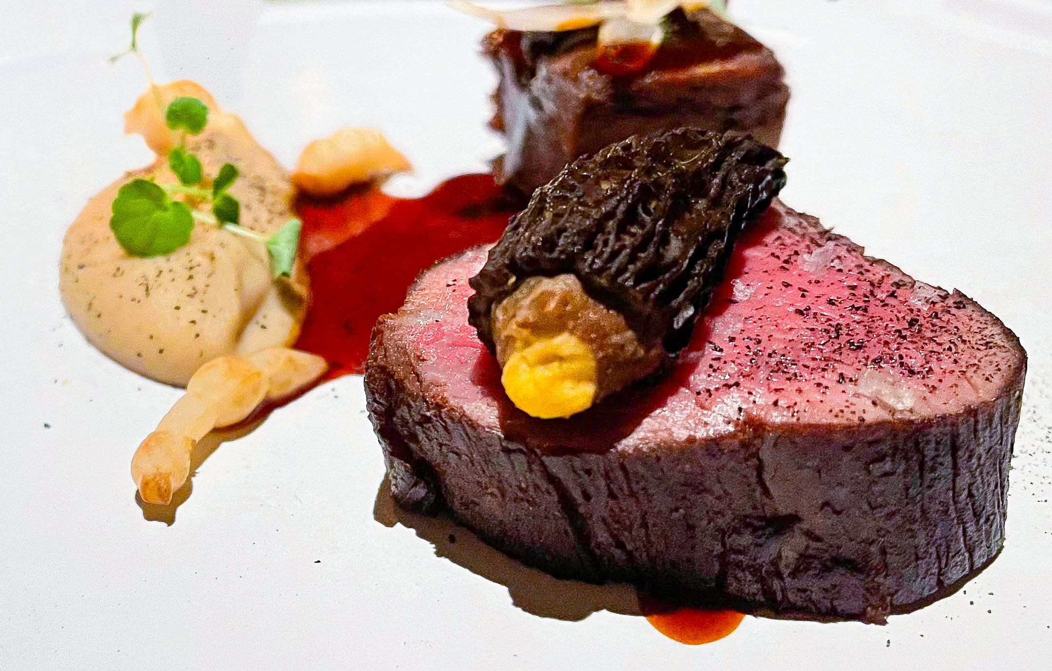 01.01.2024 Forestis Dinner Local Beef Crosne Spruce Morel 2