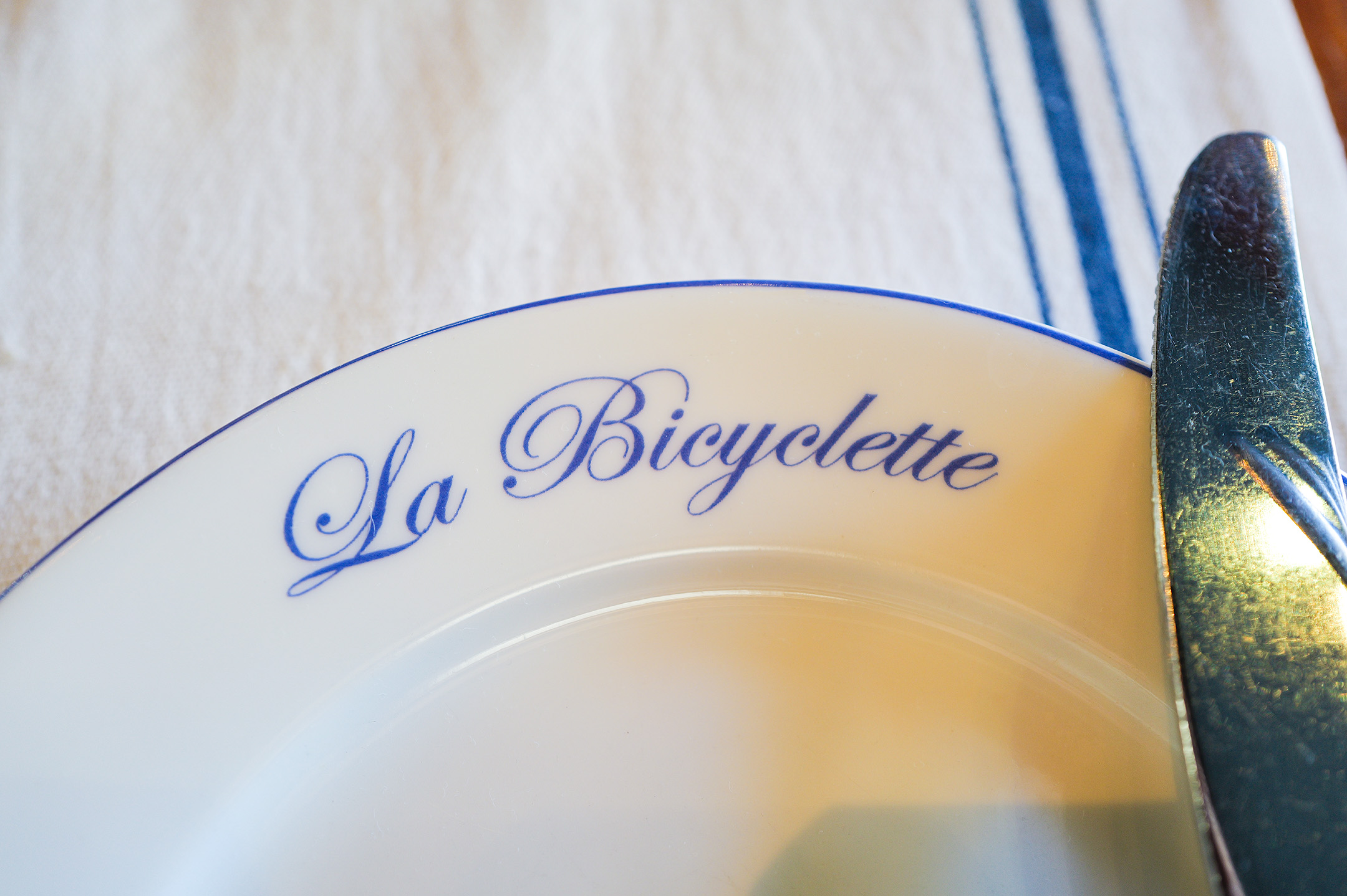 La bicyclette, plate