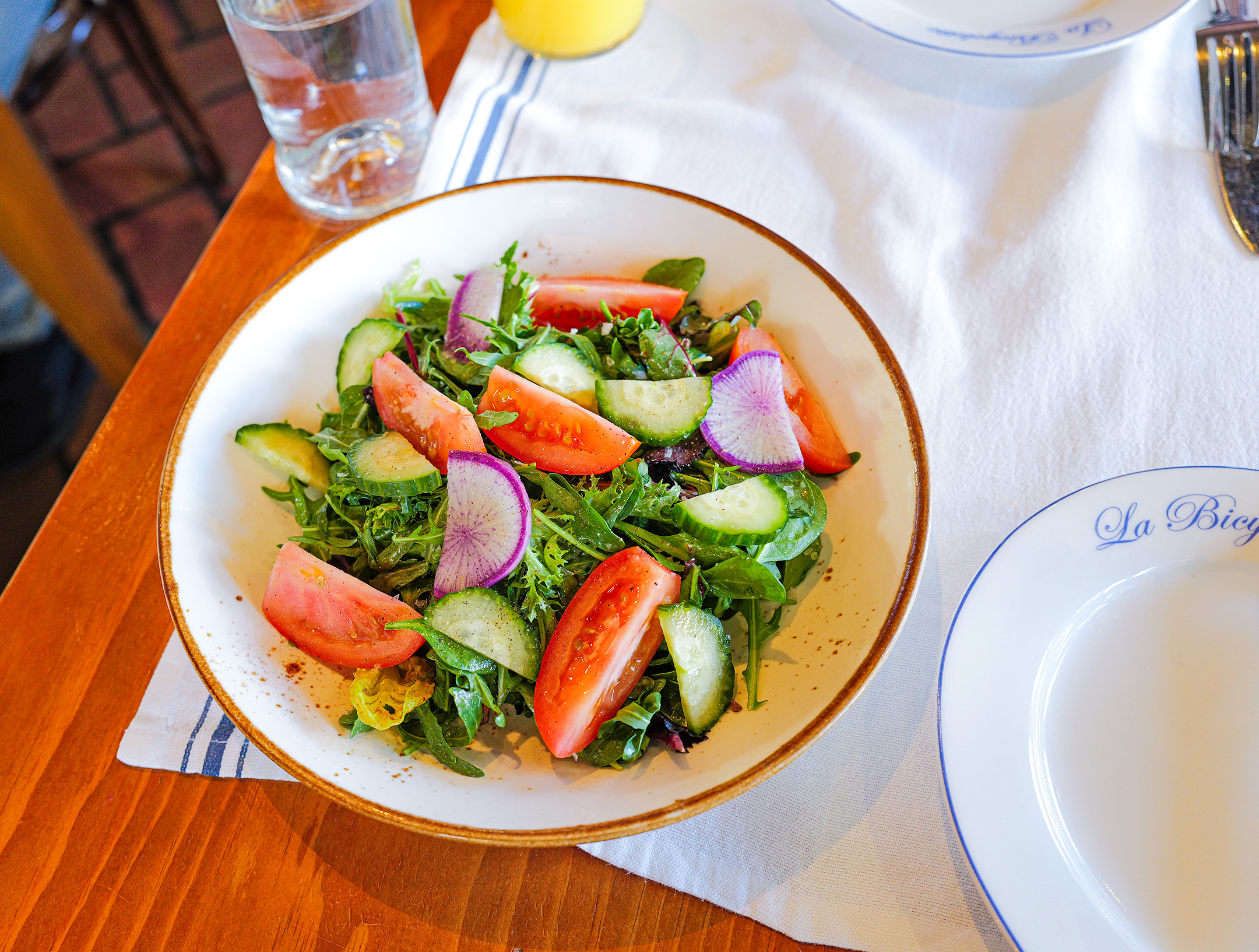 La bicyclette, salad